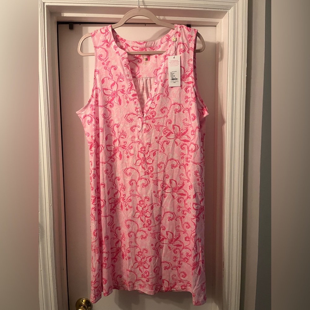 Lilly Pulitzer Pink Floral Dress